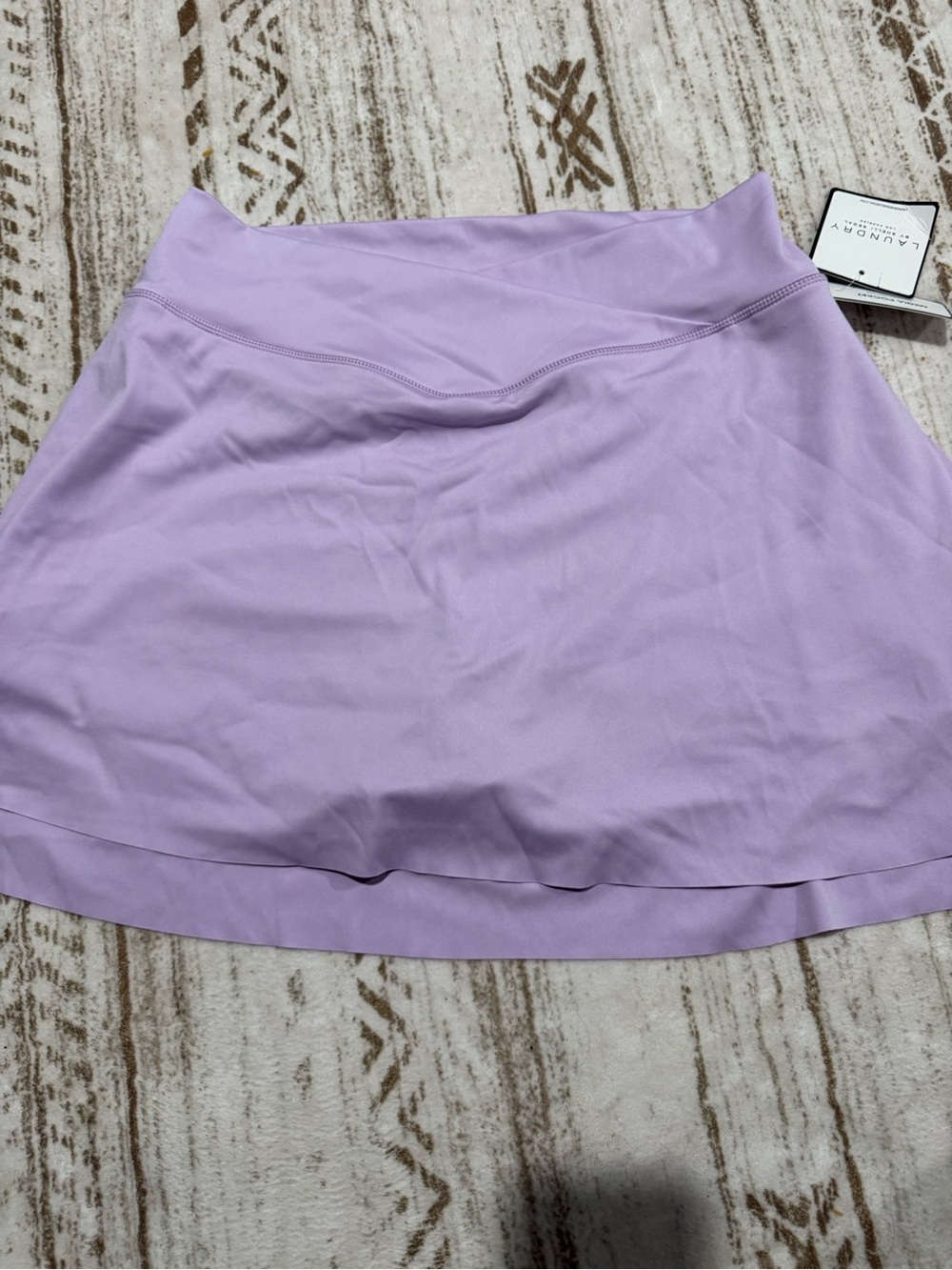 Laundry By Shelli Segal Lavender Circle Skirt
